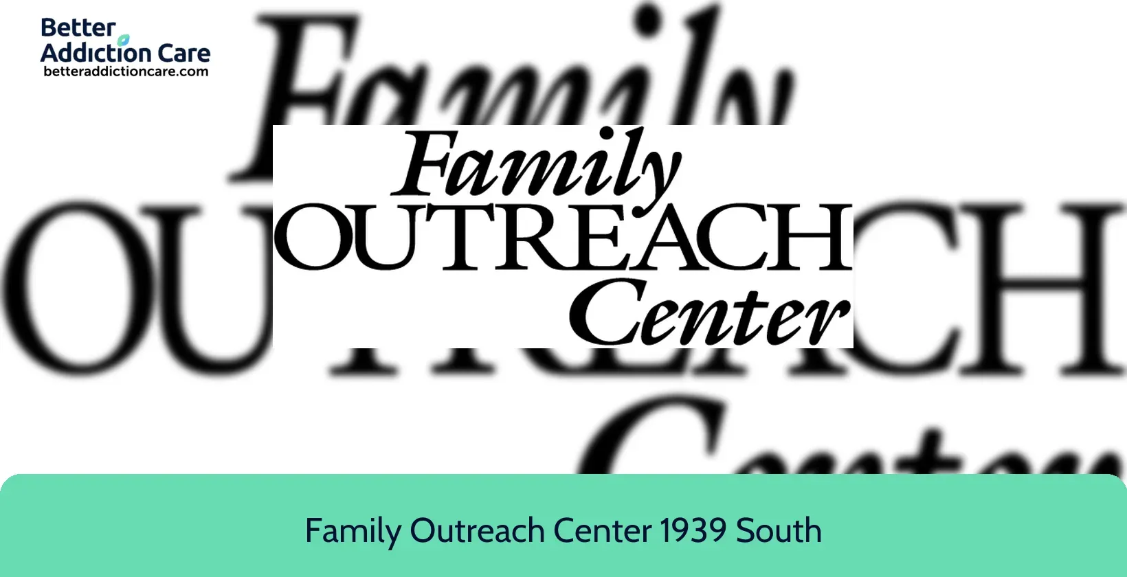 Family Outreach Center 1939 South Division 1 Family Outreach Center 1939 South Division 1