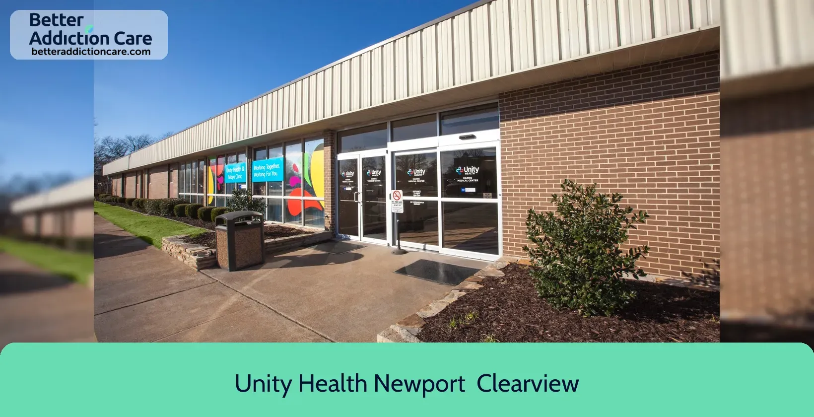 Unity Health Newport 1205 McLain Street 1 Unity Health Newport 1205 McLain Street 1